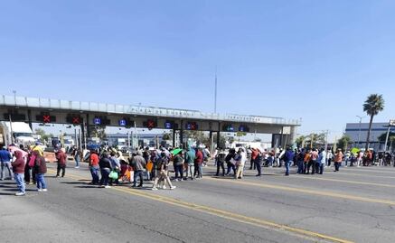 Manifestantes bloquean autopista México-Querétaro en Tepotzotlán; acusan fabricación de delitos contra 2 personas