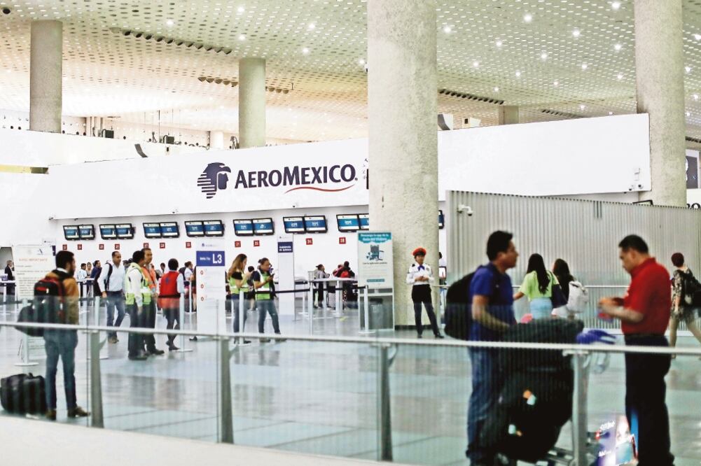 Aeroméxico se ubica en la posición 22 del ranking BrandZ de las marcas más valiosas de México, con un valor superior a 544 millones de dólares (CARLOS JASSO. REUTERS)