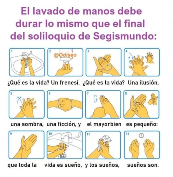 La AML recomienda que lavado de manos dure lo que un soneto de Sor Juana