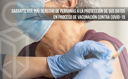 INAI trabaja con dependencias del gobierno federal para garantizar protección de datos en proceso de vacunación