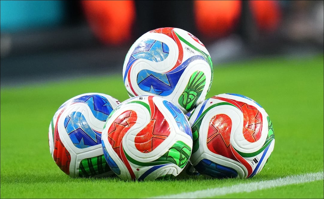 El balón Trionda, listo para ser usado en la Copa Mundial 2026. FOTO: AFP