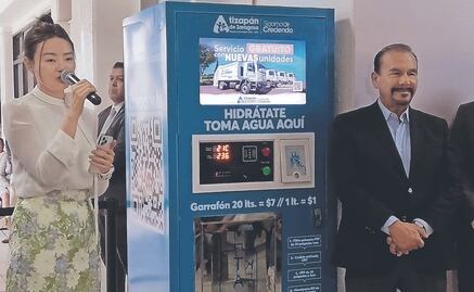 Instalan máquinas chinas que venden agua en Atizapán