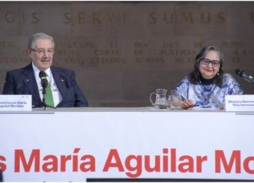 SCJN homenajea al ministro Luis María Aguilar; "El hueco que dejes será difícil de llenar": Norma Piña