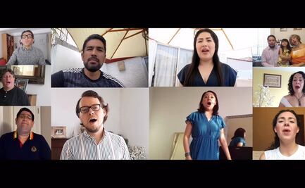 Coro y Ópera de Bellas Artes le cantan a los médicos y enfermeras de México