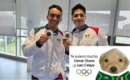 Osmar Olvera y Juan Celaya conquistan la medalla de plata en clavados, y también los mejores MEMES