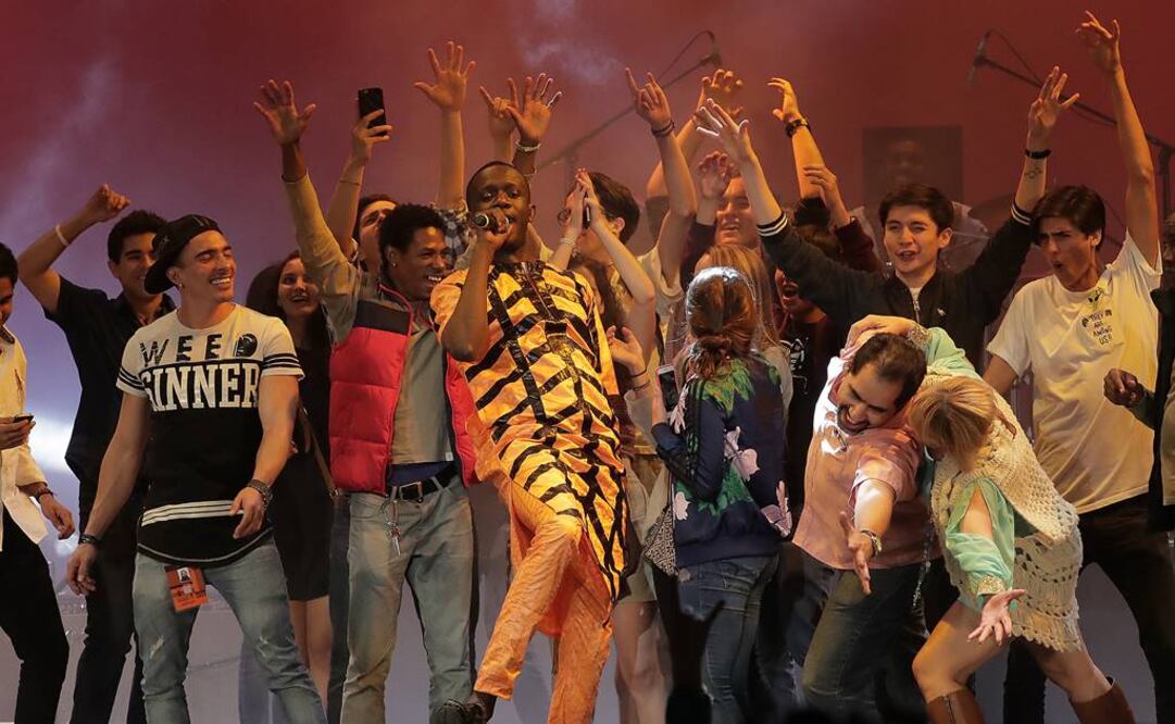 El público acudió al llamado de Debdemba y el escenario se llenó de alegría. FOTO: Alejandro Acosta/EL UNIVERSAL.