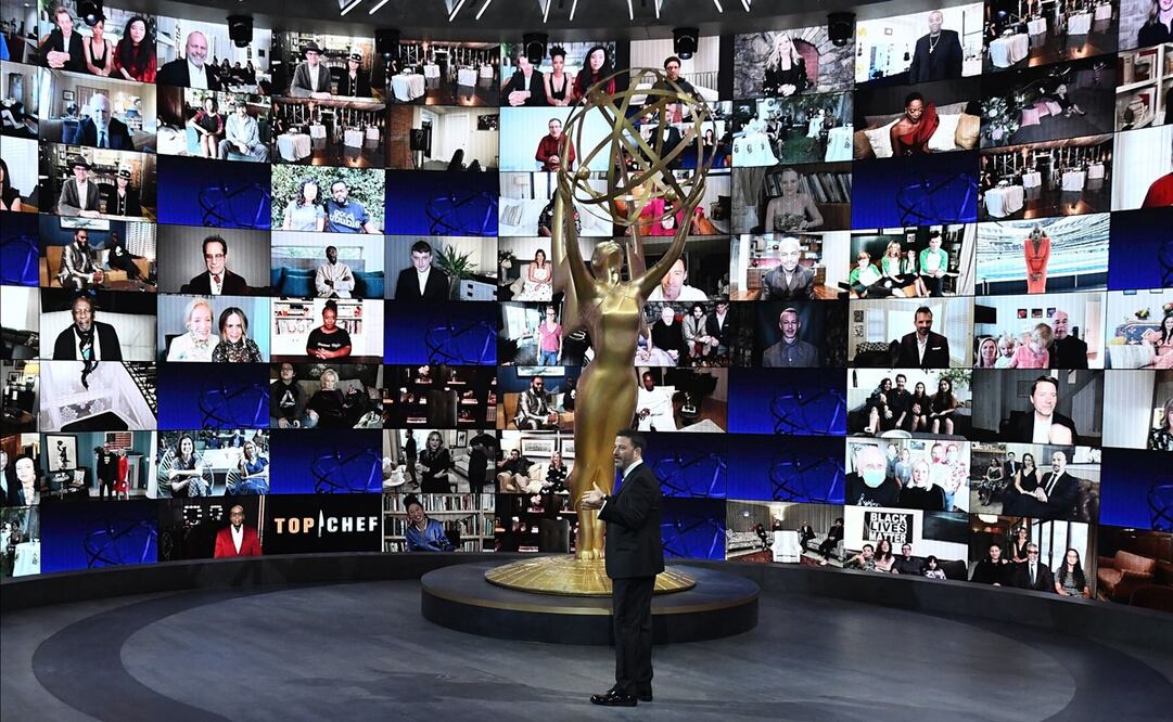 Jimmy Kimmel en los Emmy. Foto: AFP