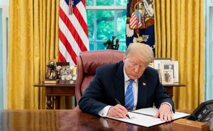 Donald Trump firma decreto promulgatorio del T-MEC