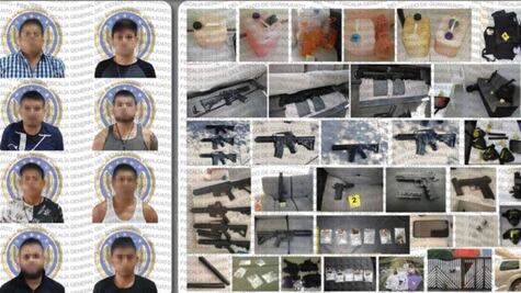 Caen ocho por quema de vehículos y tiendas en Guanajuato  