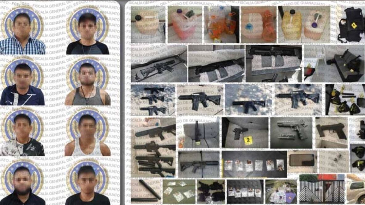 foto: Especial/El Universal/ La Fiscalía General del Estado informó que derivado de actos de investigación en Celaya, se logró la captura del grupo delictivo relacionado a los disturbios de dicho día.  