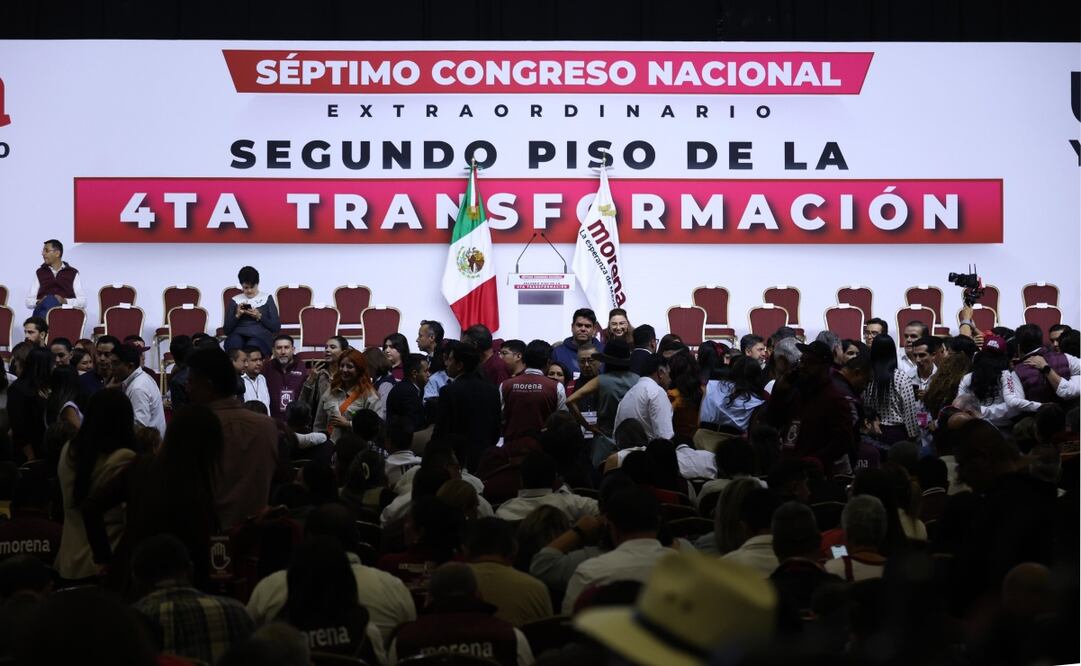 Séptimo Congreso Nacional de Morena. Foto: Diego Simón Sánchez. EL UNIVERSAL