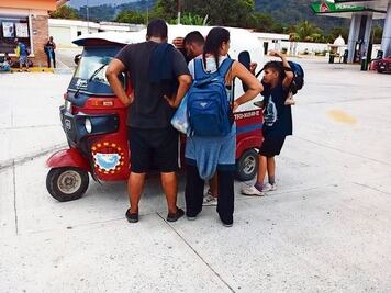 Migrantes, en riesgo por uso de mototaxis