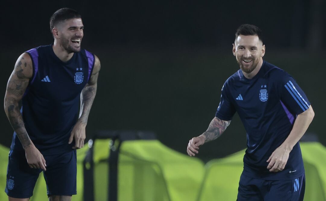 Messi en entrenamiento de Argentina / FOTO: EFE