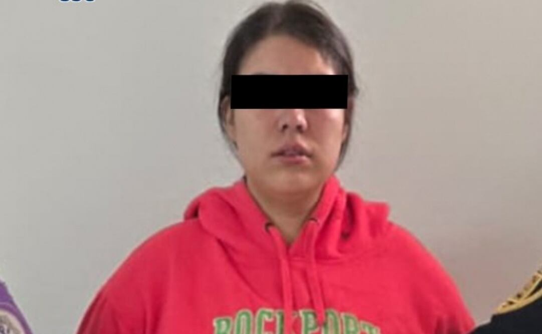 La mujer fue detenida por elementos de la Secretaria de Seguridad Ciudadana.  Foto: Especiales