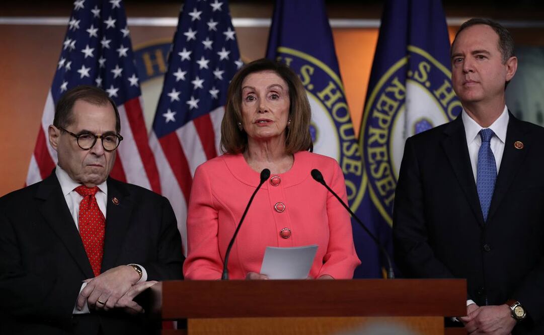 La presidenta de la Cámara de Representantes, Nancy Pelosi, dijo que Adam Schiff liderará la acusación (Foto: Reuters)