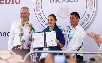 "No sería lo que soy y lo que aprendí en estas tierras”; Sheinbaum agradece al pueblo purépecha de Michoacán