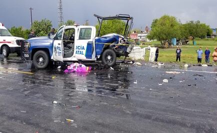 Chocan a policías y fallece uno en Tamaulipas