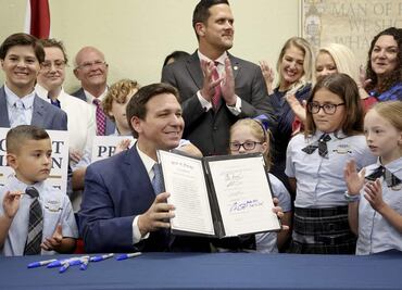 "No digas gay": la polémica ley aprobada en Florida que prohíbe a maestros hablar de orientación sexual hasta tercero de primaria