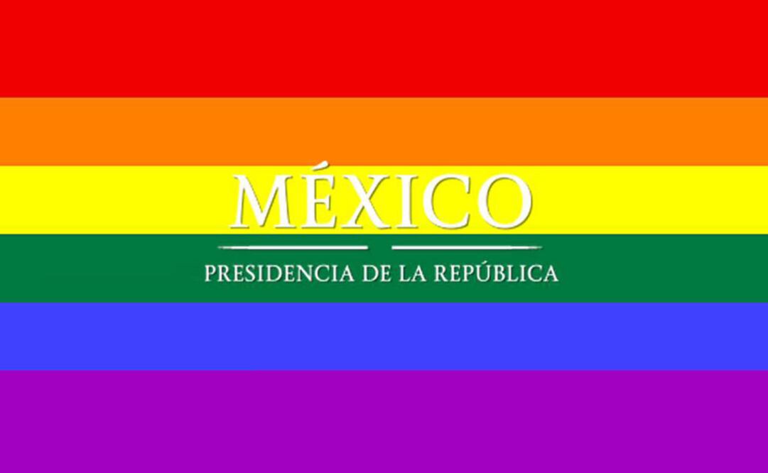 La bandera multicolor lució en los perfiles de redes sociales de la Presidencia de la República./ Archivo - EL UNIVERSAL