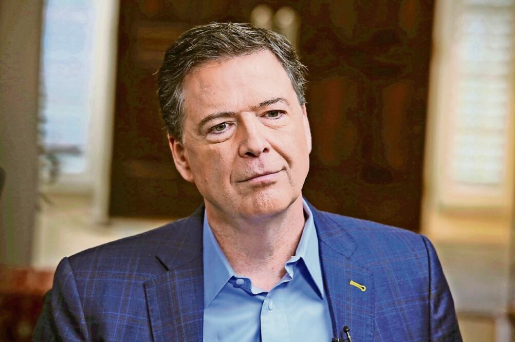Previo al lanzamiento. James comey fue entrevistado ayer para hablar de su libro A Higher Loyalty: Truth, Lies, and Leadership. (AP)