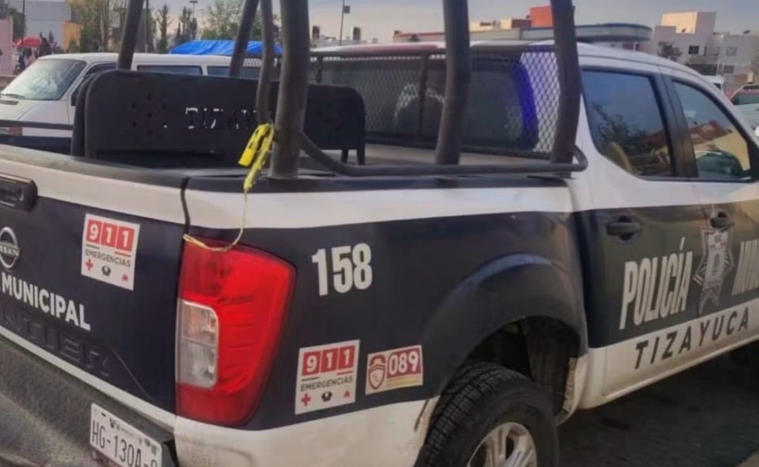 Detienen a dos elementos de seguridad pública municipal de Tizayuca, Hidalgo. Foto: especial