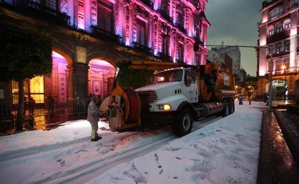 Así "pintó" de blanco fuerte granizada a la CDMX: fotos y videos