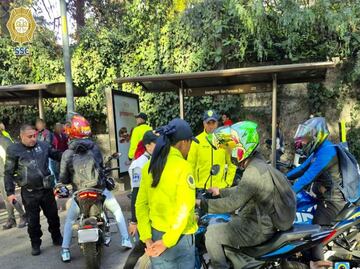 Dispositivo “Salvando Vidas” en Tlalpan; revisan a 255 motociclistas para garantizar seguridad vial
