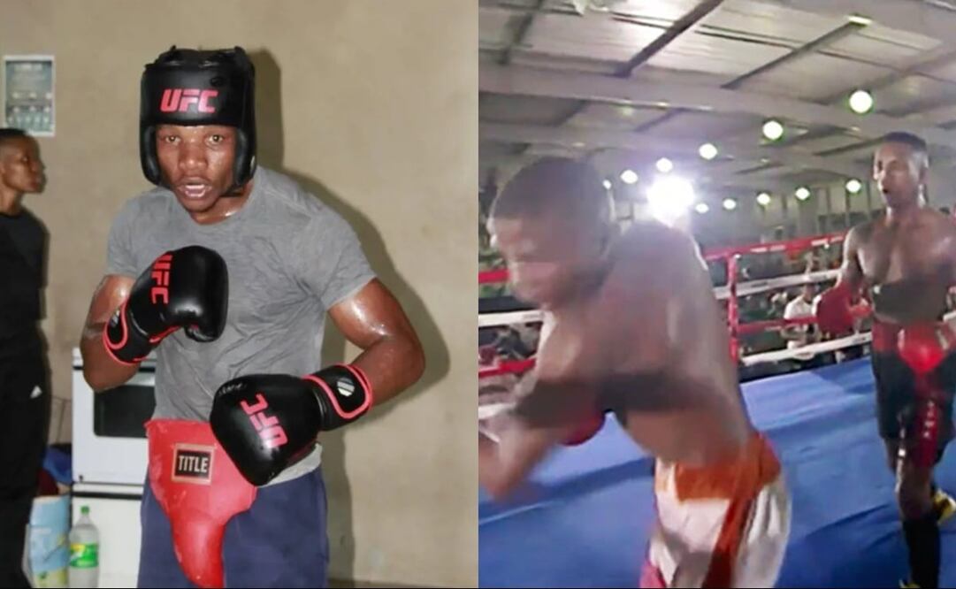 El boxeador Simiso Buthelezi se encuentra en coma - FOTO: Especial