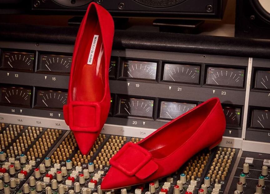 La puntera afilada favorece. Foto: Manolo Blahnik