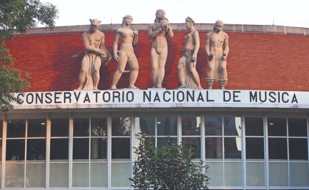 La placa fue colocada en el Conservatorio Nacional de Música. Archivo El Universal