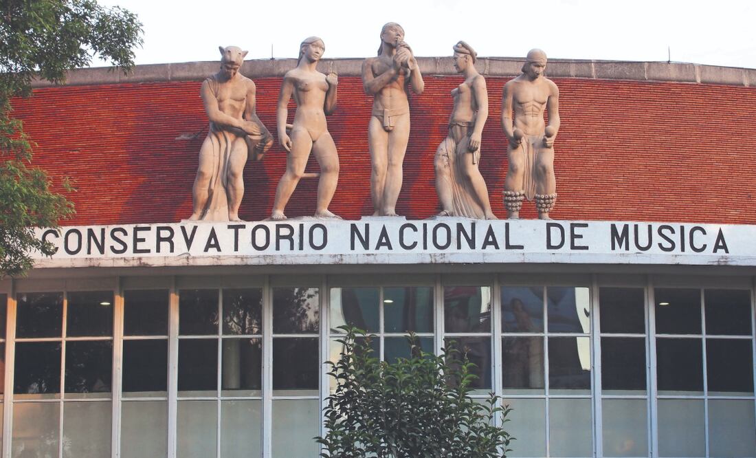 La placa fue colocada en el Conservatorio Nacional de Música. Archivo El Universal