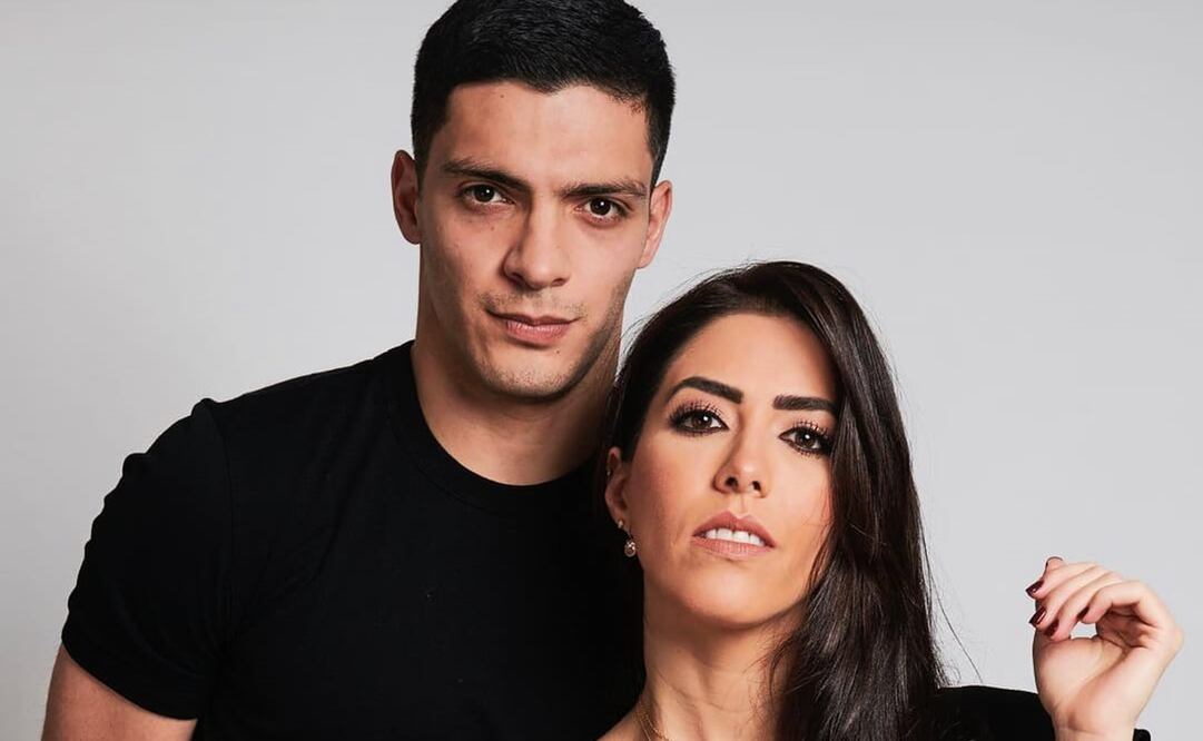 Raúl Jiménez y su esposa Daniela Basso