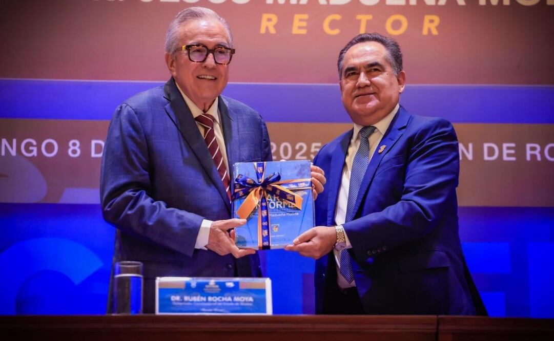 Rubén Rocha ofrece duplicar premio para medallistas deportivos de la UAS (08/06/2025). Foto: Especial