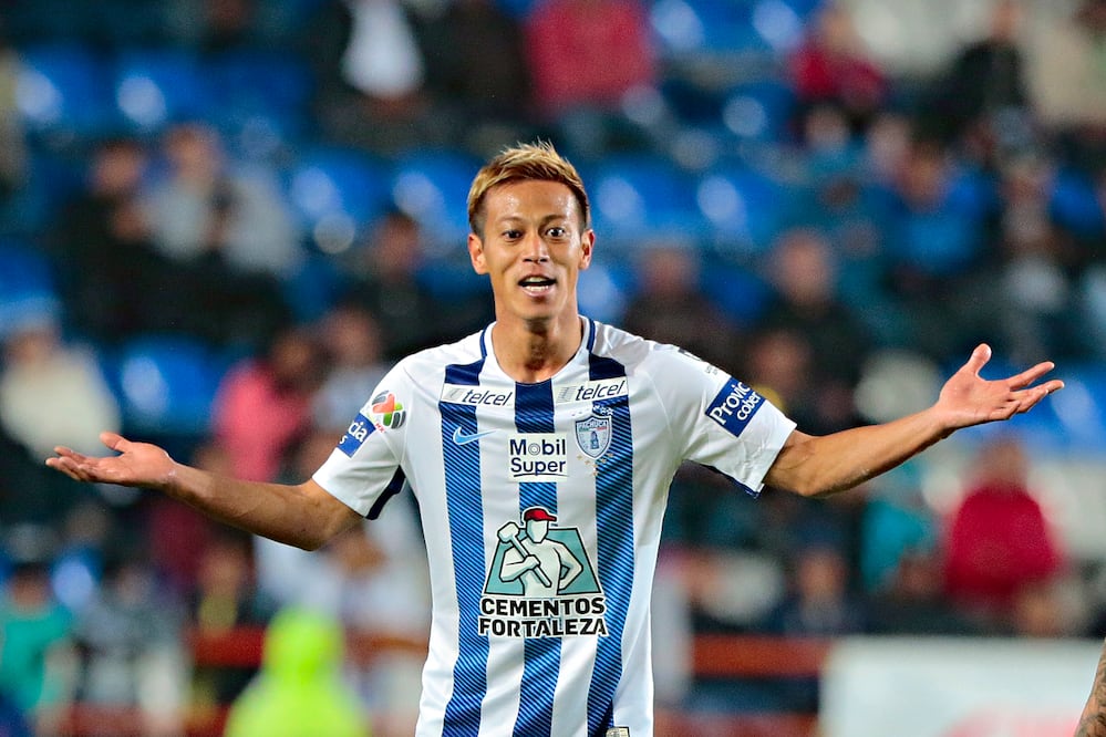 Imago7. Keisuke Honda durante un juego del Pachuca en la Liga MX