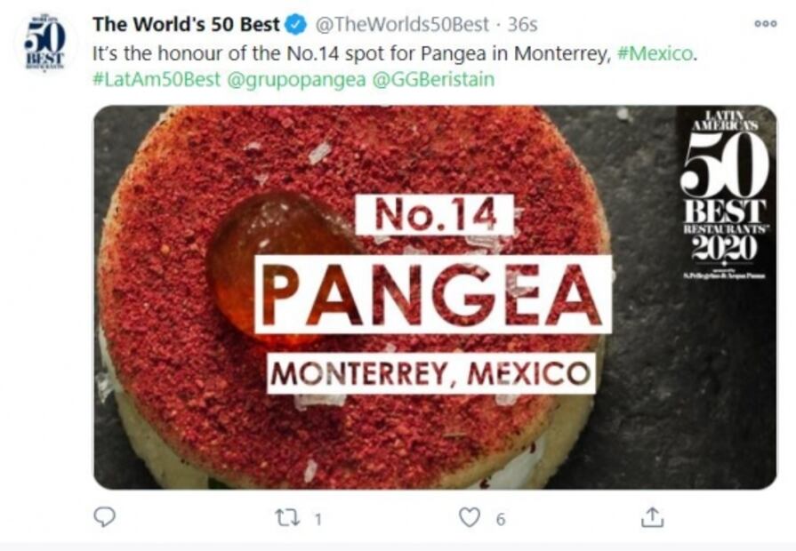 Estos son los restaurantes mexicanos con un lugar en los Latin America’s 50 Best Restaurants 2020