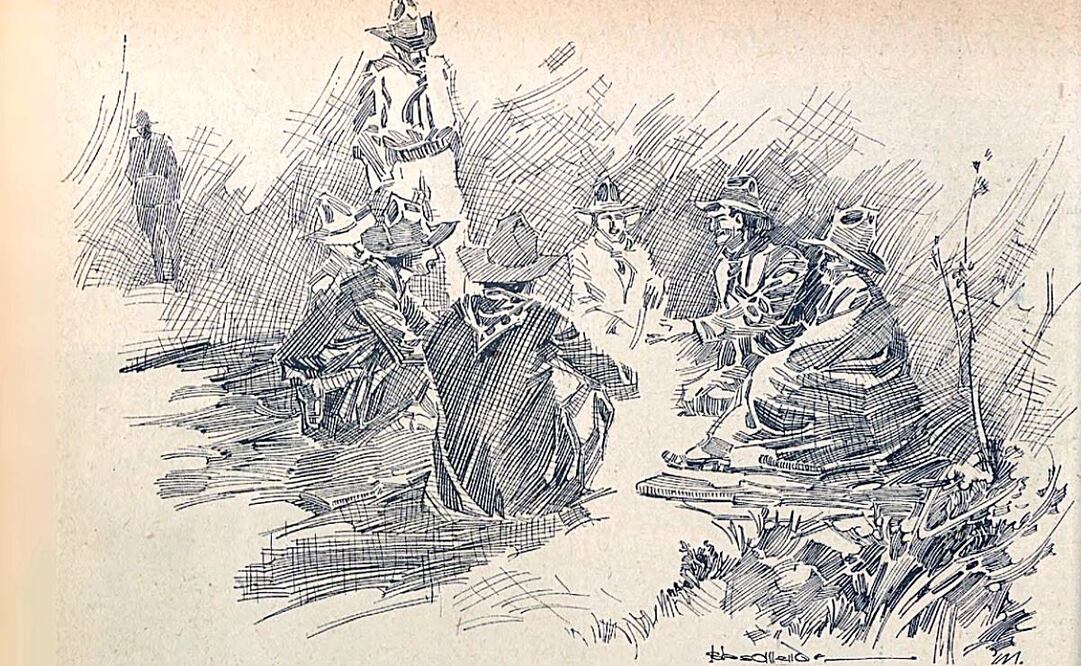 Pancho Villa no negó el estilo de vida que llevaban los bandidos de Ignacio Parra, pero sí reconoció que todos se esmeraron en enseñarle alguna “habilidad”. Hemeroteca EL UNIVERSAL.