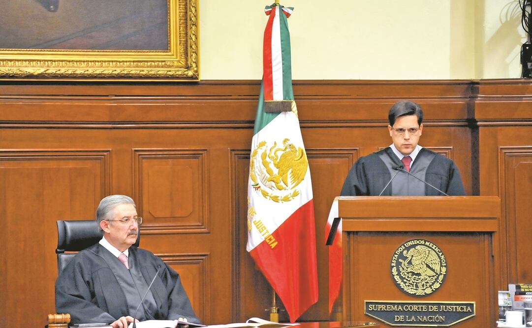 El ministro Alfredo Gutiérrez Ortiz Mena considera que no se realizó una revisión exhaustiva de los indicios para acreditar si existió tortura. Foto: ARCHIVO EL UNIVERSAL