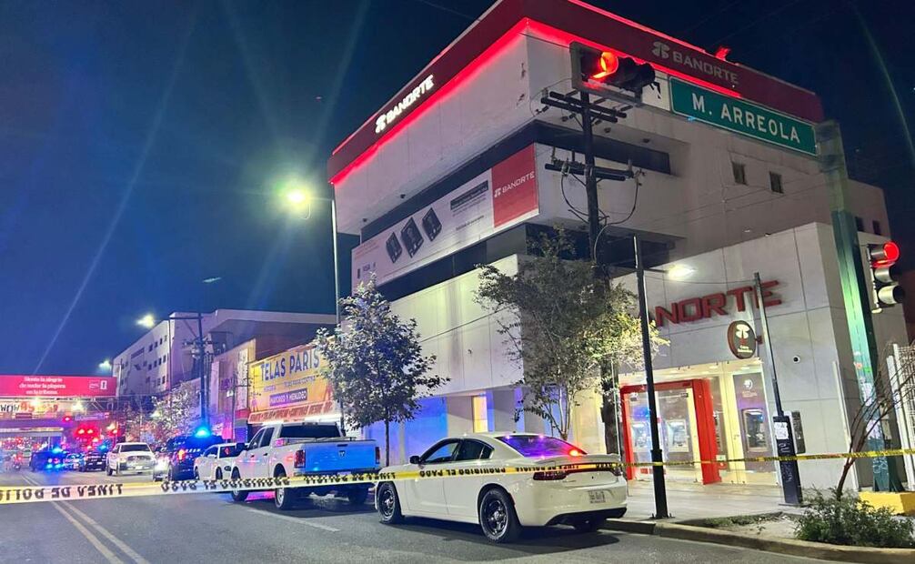 Balacera en centro de Monterrey deja 7 heridos (05/02/2026). Foto: Cortesía Policía Monterrey
