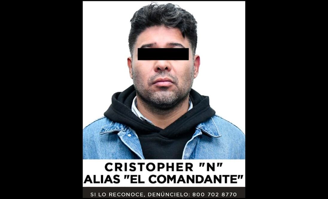 Una jueza de control vinculó a proceso a Cristopher “N” alias El Comandante. Foto: especial