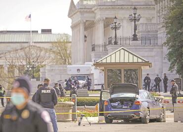 Mueren policía y sospechoso tras ataque al Capitolio