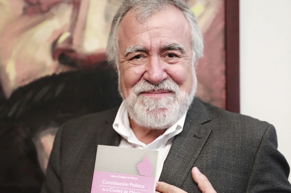 Alejandro Encinas Rodríguez; senador y ex presidente de la Asamblea Constituyente de la Ciudad México. (ALEJANDRA LEYVA. EL UNIVERSAL)