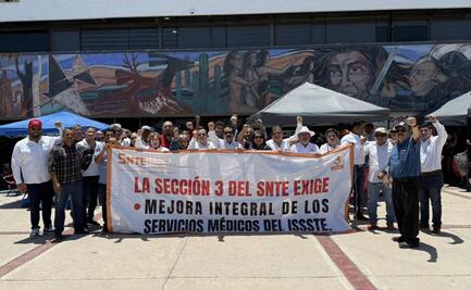 Maestros de Baja California Sur mantendrán paro y protestas al menos hasta el 11 de junio; exigen mejorar servicios del ISSSTE