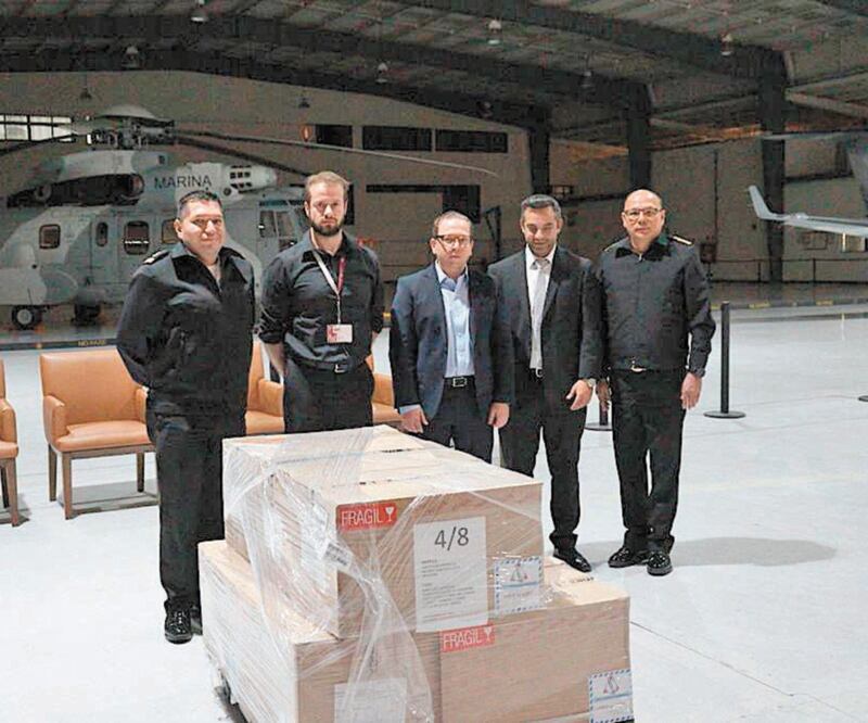 El cargamento de medicamentos, provenientes de Argentina, incluye 26 mil 939 unidades para atender enfermedades oncológicas. ESPECIAL