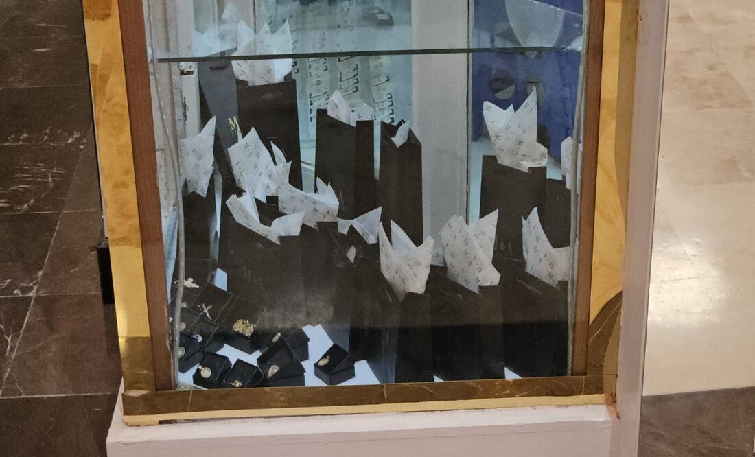 Asalto a joyería. Foto: Especial