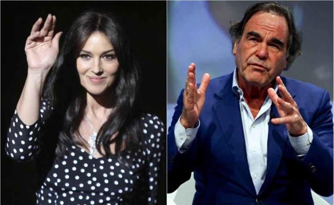 Monica Bellucci and Oliver Stone - Photo: Files 