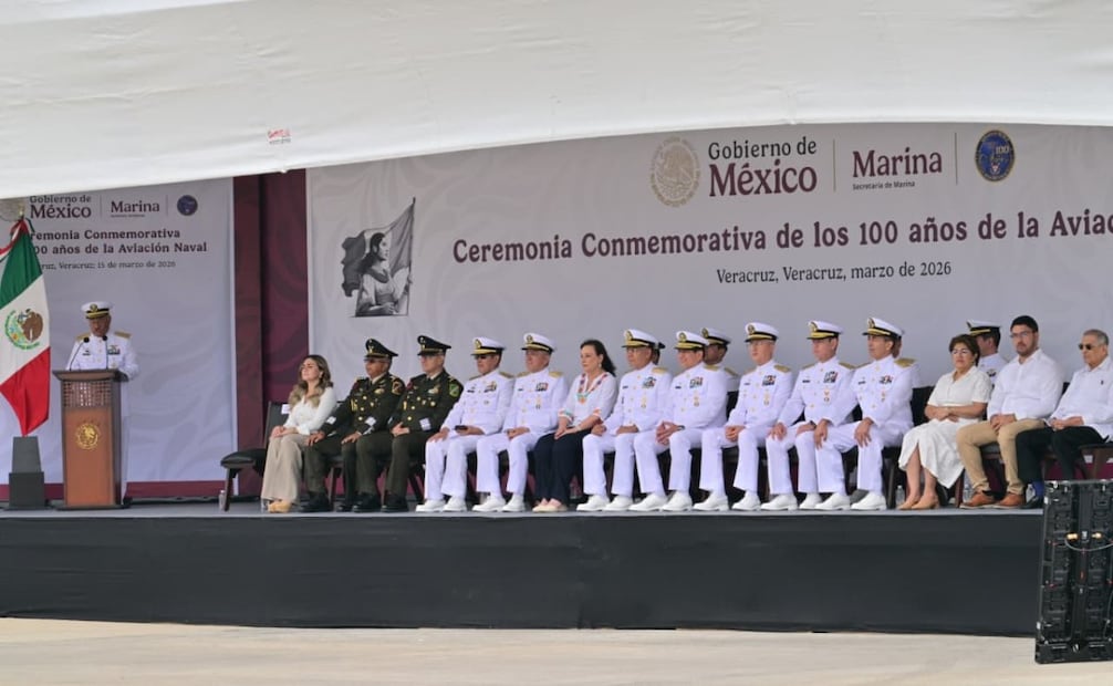 Conmemoración de los 100 Años de la Aviación Naval de la Secretaría de Marina. Foto: Especial