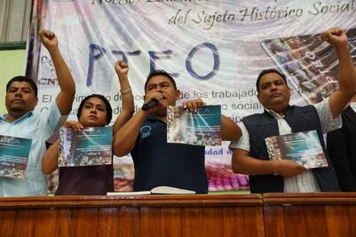 CNTE llama a Esteban Moctezuma a debatir plan educativo
