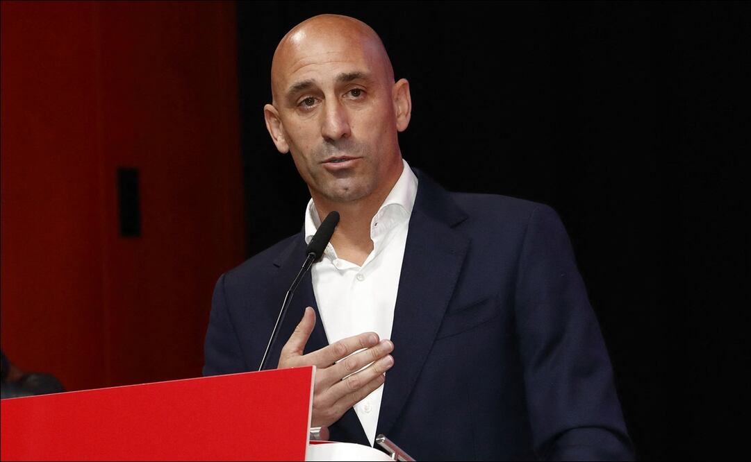 Luis Rubiales, el presidente de la Federación Española que besó a Jennifer Hermoso / FOTO: AFP