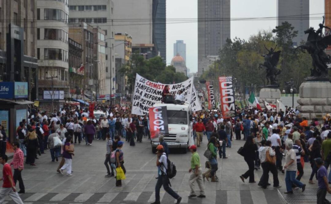 La CROM podría realizar movilizaciones en todo el país si Morena y aliados aprueban la reforma a la Ley del Infonavit. Foto: CROM. Foto: CROM