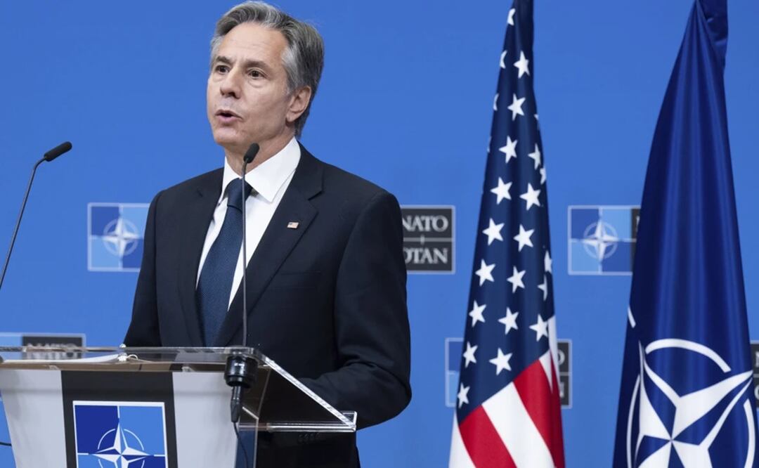 El secretario de Estado de EU, Antony Blinken, en Bruselas el 29 de noviembre de 2023. Foto: AP